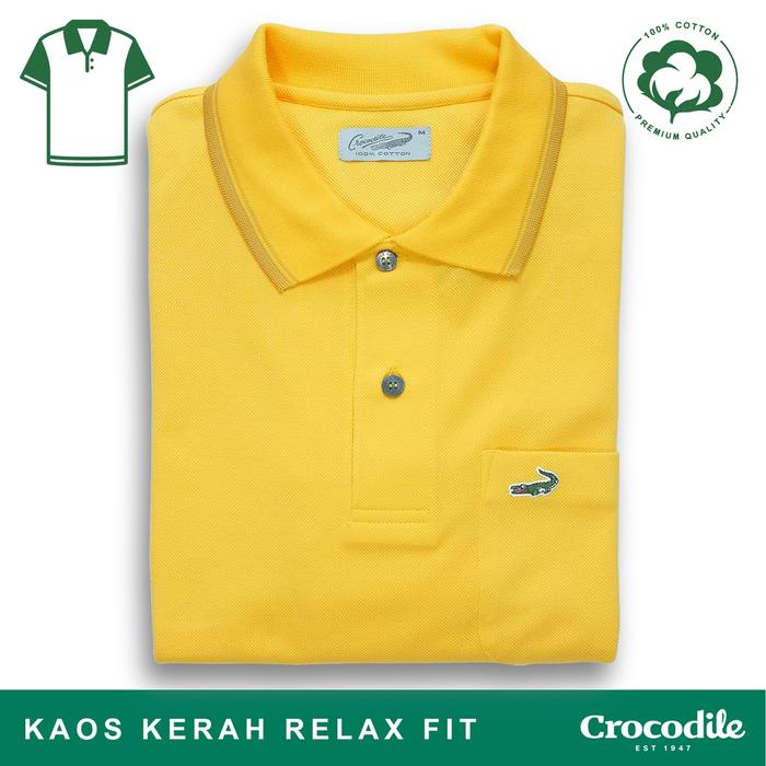 Jual Kaos Polo Crocodile Pria Kerah Men Ori Classic Fit Katun 07
