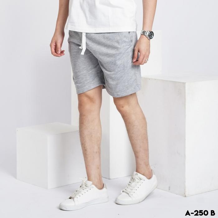 Gambar SANS Celana Pendek Pria Celana Santai Celana Boxer Unisex Premium - LIGHT GREY, M dari Sans Officials undefined Tokopedia