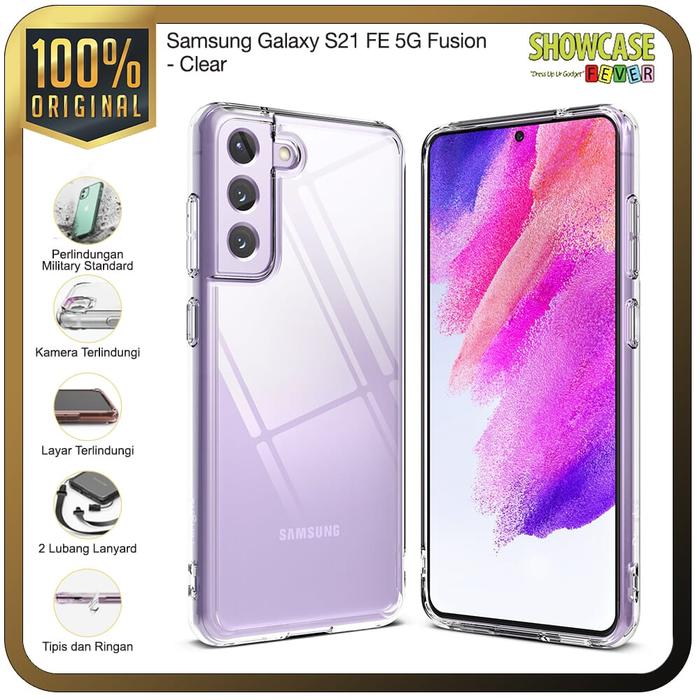Gambar Casing Ringke Galaxy S21 FE Fusion Softcase Anti Crack Military Drop - Clear dari ShowcaseFever undefined Tokopedia