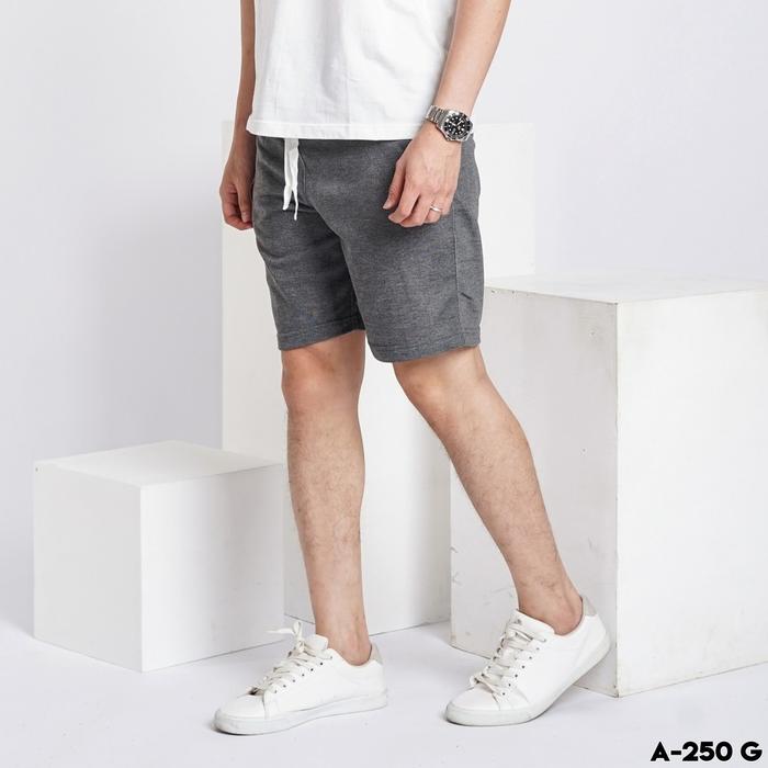 Gambar SANS Celana Pendek Pria Celana Santai Celana Boxer Unisex Premium - DARK GREY, M dari Sans Officials undefined Tokopedia