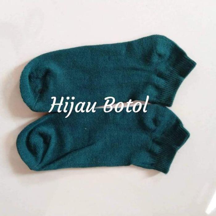 Gambar Kaos Kaki Dewasa || Kaos Kaki Pria || Kaos Kaki Mata Kaki Polos - Hijau Botol dari ASCOLLECTION_ATA undefined Tokopedia