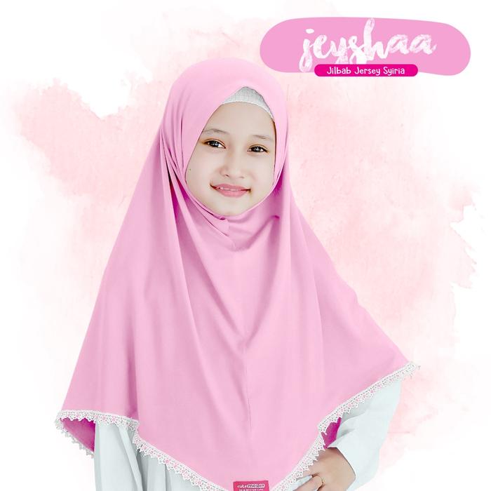 Gambar Jilbab Cutemoslem Jeyshaa- Jilbab Jersey Anak XL - Pink muda, XL dari Cutemoslem Store undefined Tokopedia