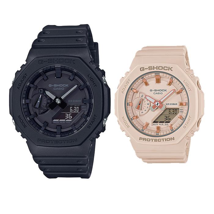 Jam Couple Original Jam Tangan Casio Ga-2100-1a1 Gma-s2100-4a