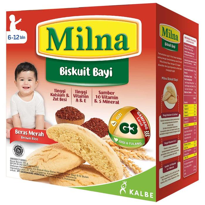 Gambar MILNA BISKUIT RASA BERAS MERAH dari RAJASUSU PekayonBekasi undefined Tokopedia