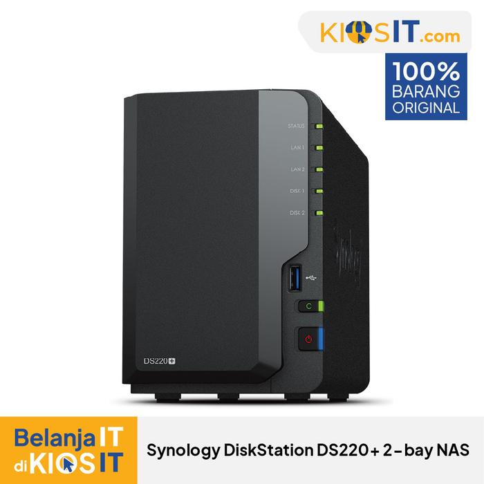 Gambar Synology DiskStation 2BAY – DS220+ Network Attached Storage dari KiosIT undefined Tokopedia