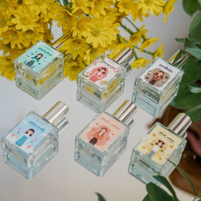 Gambar Addicted Series Geamoore Parfume Spray Parfume Botol Parfum Wanita - PEACH COOKIES dari fa official 9 undefined Tokopedia