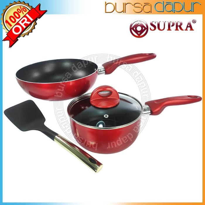Gambar Supra Rosemary Set Non Stick Lavender Set 4 pc - Red Emerald dari Bursa Dapur Mall undefined Tokopedia