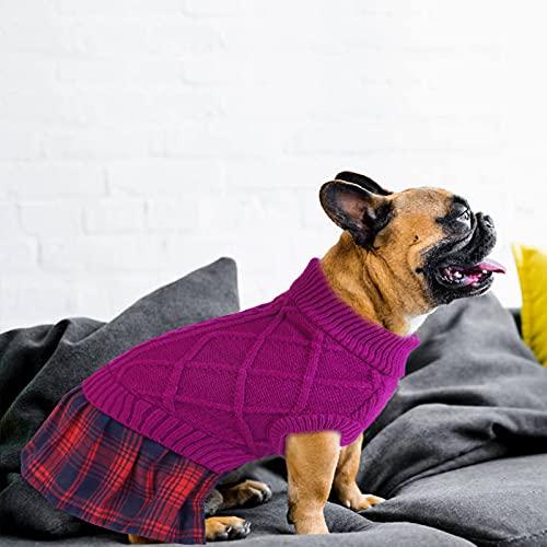 Jual OUOBOB Dog Sweater Dress for Small Medium Dogs, XS-XL Kota