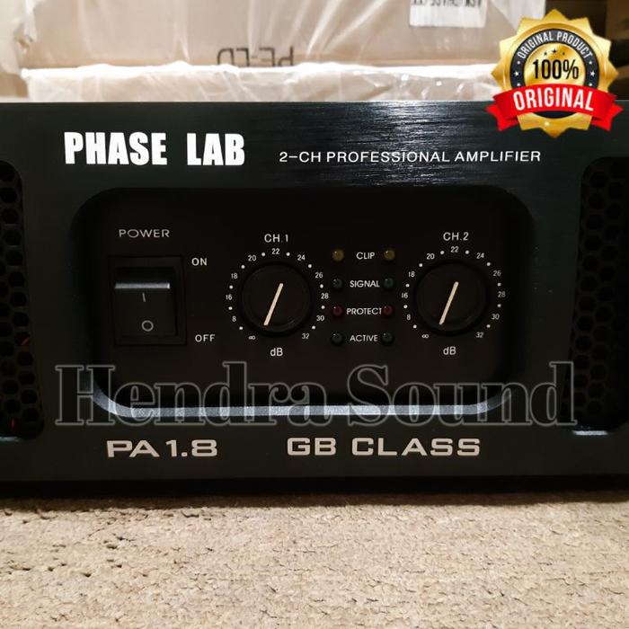 Gambar Dijual Power Amplifier Phase Lab PA 1.8 class GB Diskon dari maniashop acc undefined Tokopedia