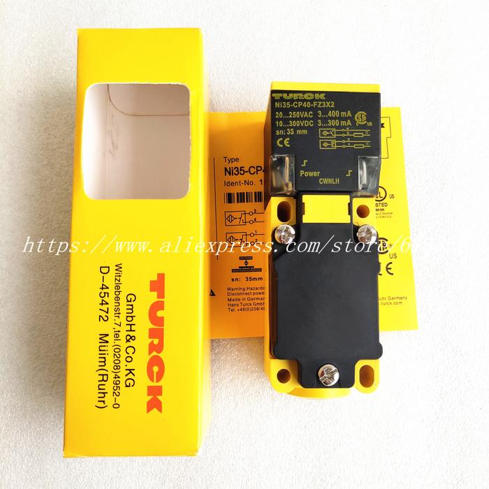 NI40U-CP40-FDZ30X2, Turck Inductive Block-Style Proximity Sensor, 40 mm Detectio