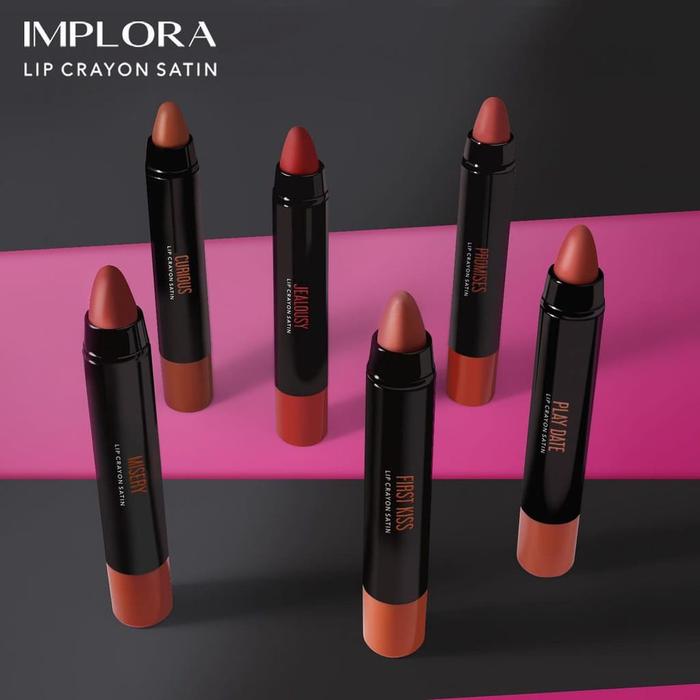 Gambar Implora Lip Crayon Satin - Lip Crayon - 06 Promises dari jusep17 undefined Tokopedia