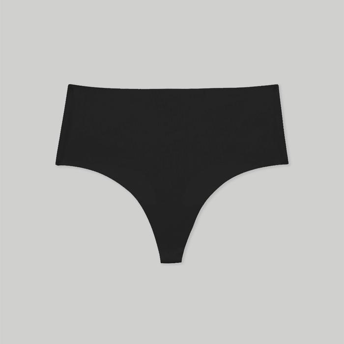Gambar miniletics Subtle High Rise Thong Celana Dalam Seamless Wanita - Black, M dari miniletics undefined Tokopedia