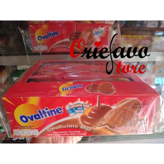 Gambar OVALTINE COOKIES CHOCOLATE MALT PERBOX ISI 12 PCS dari tokoklemboo undefined Tokopedia
