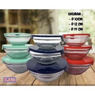 Gambar [SPR] Mangkok Kaca Susun Beranak Tebal / Glass Bowl Set Isi 5 pcs - Set Isi 3 pcs dari Supplier Perlengkapan Rumah undefined Tokopedia