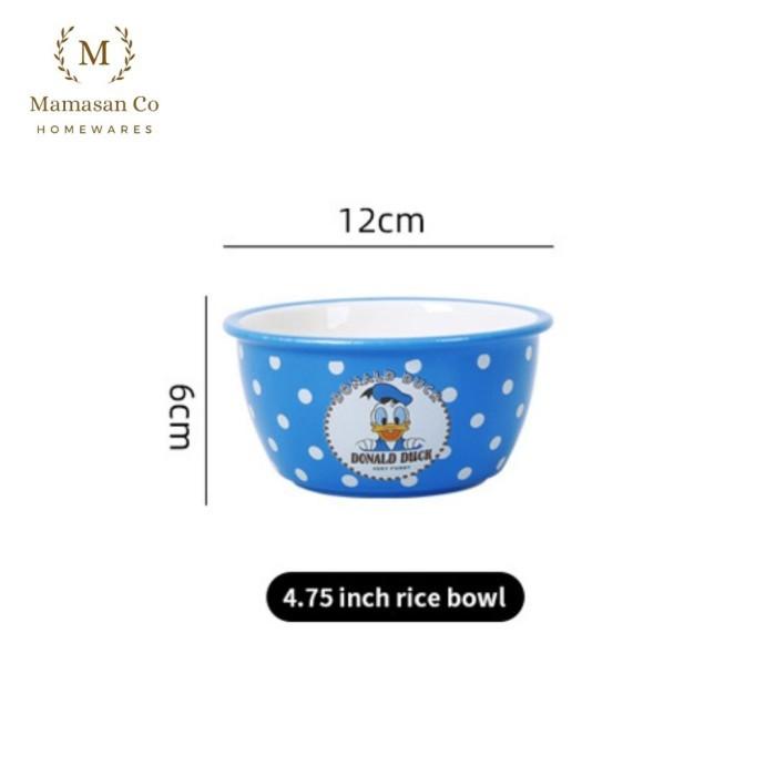Gambar Donald Duck Ceramic Dinnerware Set By Mamasan Co - Bowl 12 cm dari Mamasan Co Homewares Jakarta undefined Tokopedia