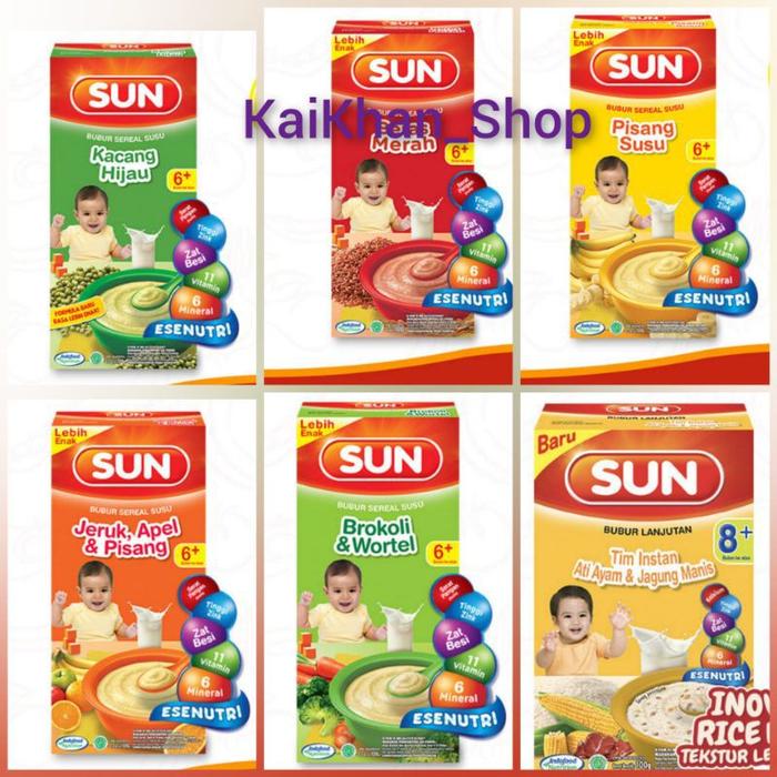 Gambar RB001 SUN Bubur Bayi 6+ | Bubur Tim 8+ [ kemasan 120gram ] dari Vania5485 undefined Tokopedia