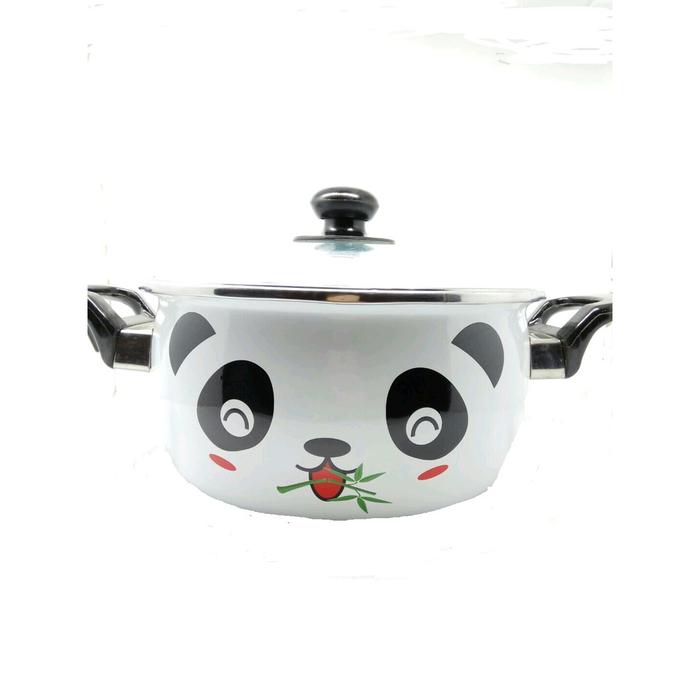Gambar populer Maspion Hello Panda Panci Enamel 18 cm dari dewi45120 undefined Tokopedia