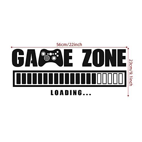 Gambar Game Zone Loading Wall Decals, Video Game Wall Stickers(22'L x 9.1'H dari Home and Kitchen USA undefined Tokopedia