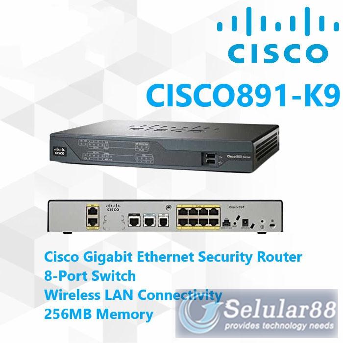 Promo Cisco CISCO891-K9 891 Gigabit Ethernet Security Router 8Port ...