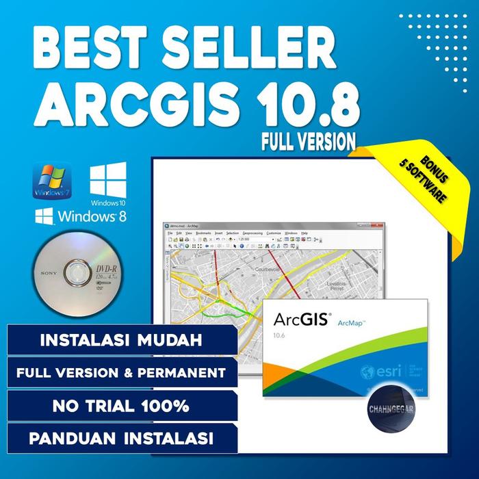 Gambar RB001 Software ArcGIS Desktop 10.8 Full Version + Panduan dari Oktavio4578 undefined Tokopedia