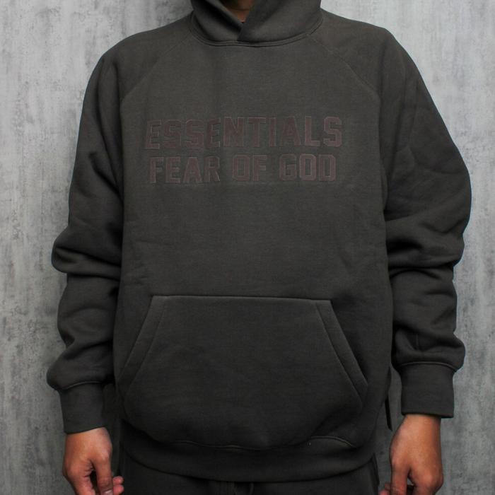 Gambar Fear Of God FOG Essentials Off Black Hoodie 100 % Original BNIB - L dari TSM Sneaker undefined Tokopedia