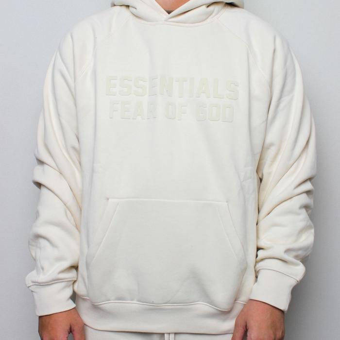 Gambar Fear Of God FOG Essentials Egg Shell Hoodie 100 % Original BNIB - M dari PERFECTPAIR undefined Tokopedia