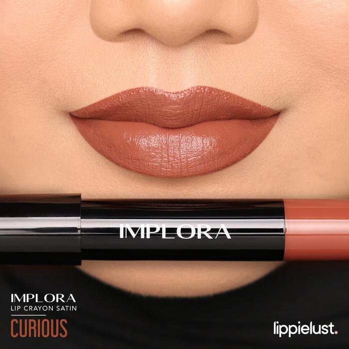 Gambar LIP CRAYON SATIN IMPLORA LIPSTCK - CURIOUS dari Sooxa undefined Tokopedia
