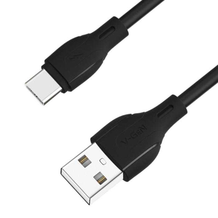Gambar VGEN V-GeN VGC-04 VGC-03 Kabel Data USB Type C Fast Charging QC3.0 3A - Black, VGC-03 1 METER dari Golden Celluler undefined Tokopedia