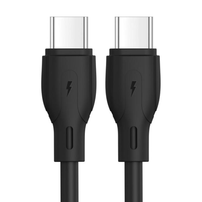 Gambar VGEN V-GeN VGC-07 / VGC-08 Kabel Data Type C to Type C QC 4.0 60W 3.1A - Black, VGC-08 2 METER dari Golden Celluler undefined Tokopedia