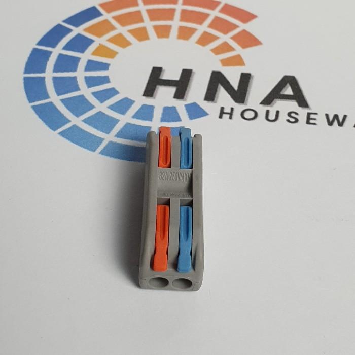 Gambar Terminal Konektor Sambung Kabel Conector Wago - 2 to 2 dari HNA-houseware undefined Tokopedia