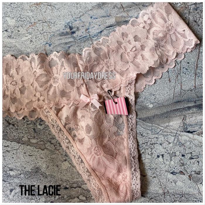 Jual The Lacie Victorias Secret Thong Flower Lace Panties Vs