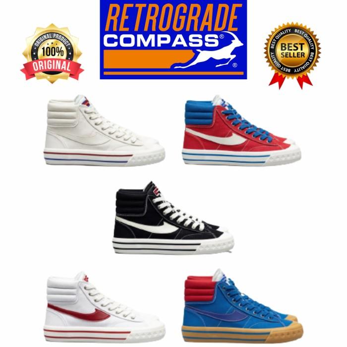 Gambar Compass Retrograde High Black White | Blue Gum | White Blue | Cream - 37, Blue Gum dari Nowdoaction undefined Tokopedia