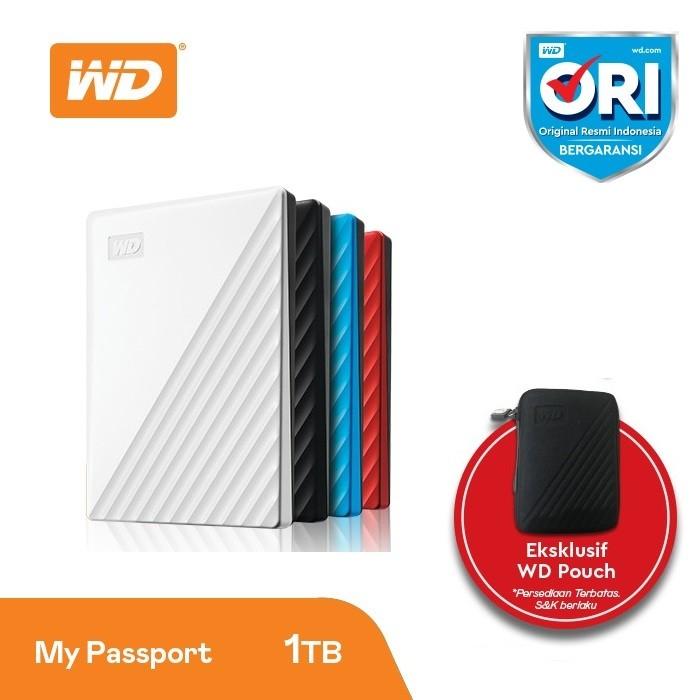 Gambar Hardisk Eksternal WD My Passport 1TB Slim - Putih dari Kompumart undefined Tokopedia