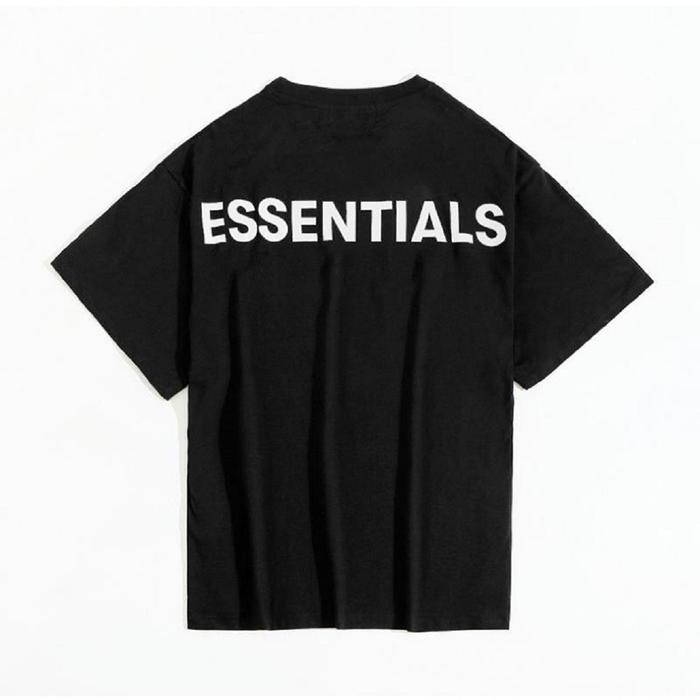 Gambar Kaos Essentials Back Text T-shirt - Black, 3XL dari CopCopCop undefined Tokopedia