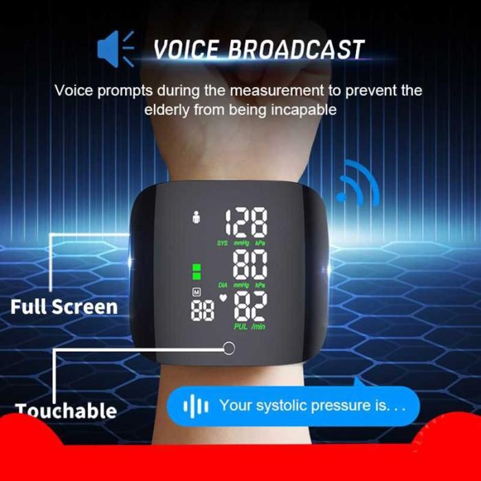 Gambar TWO2 Pengukur Tekanan Darah Sphygmomanometer Heart Rate - WEB-306 - Hitam dari PT Morgan Express undefined Tokopedia