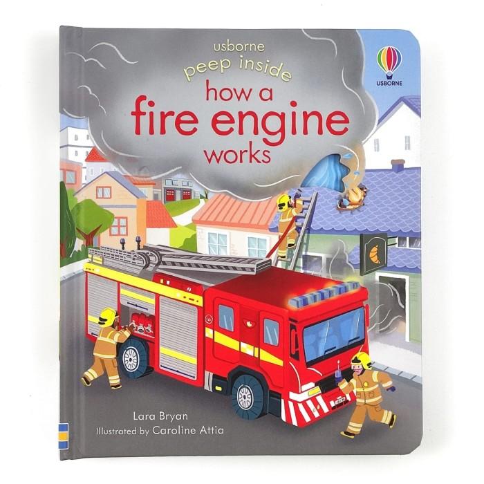 Jual Usborne peep inside how a fire engine works - Kota Bekasi ...