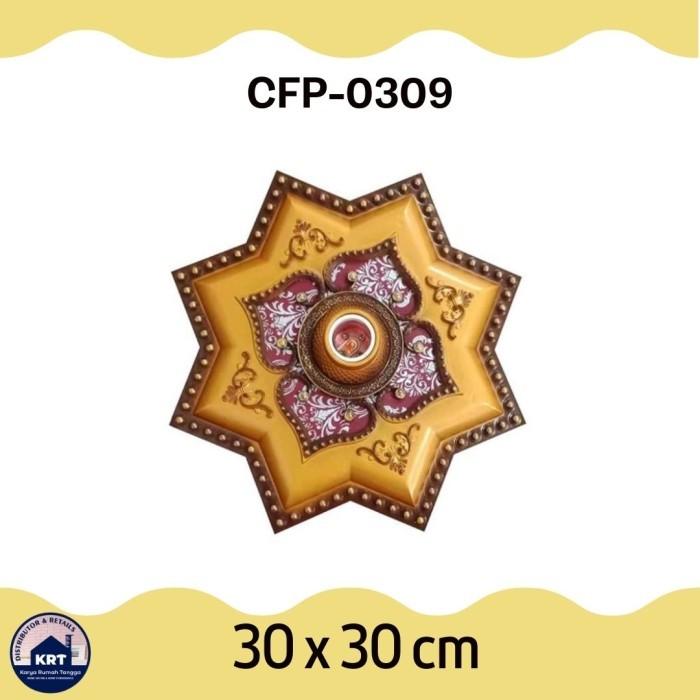 Gambar Artistic Ornamen Lampu PVC Hiasan Plafon Rumah Ceiling PVC Panel - CFP-0309 dari Karya Rumah Tangga undefined Tokopedia