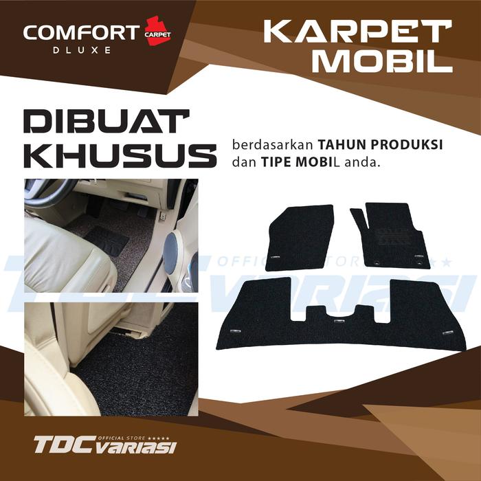Gambar Pajero Sport Karpet Mobil Coil PVC Comfort Custom Deluxe 12" - Latte Beigie, Bagasi Only dari Durable Indonesia undefined Tokopedia