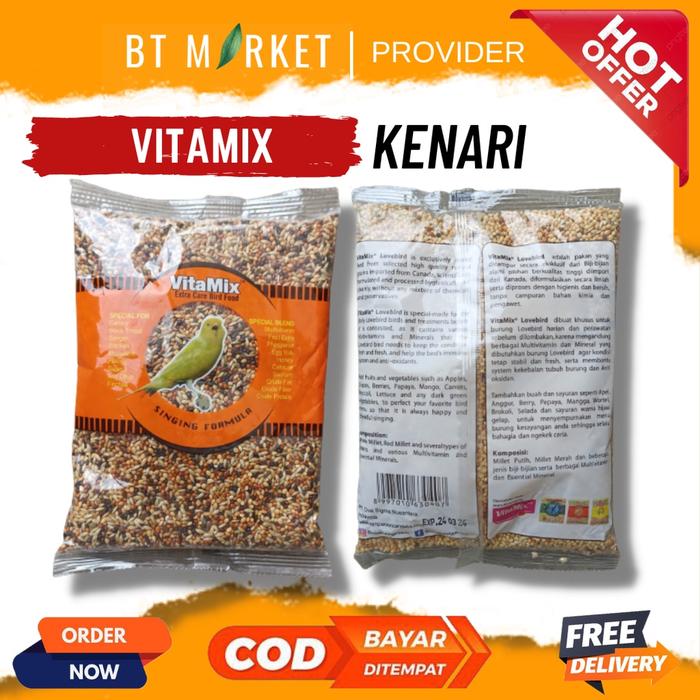 Gambar PAKAN BURUNG KENARI VITAMIX PHOENIX NEW BIJI CANARY SEED dari bttrend undefined Tokopedia