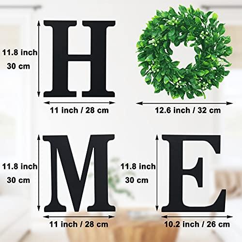 Gambar Wood Home Sign for Wall Decor Home Letters with Wreath dari Home and Kitchen USA undefined Tokopedia