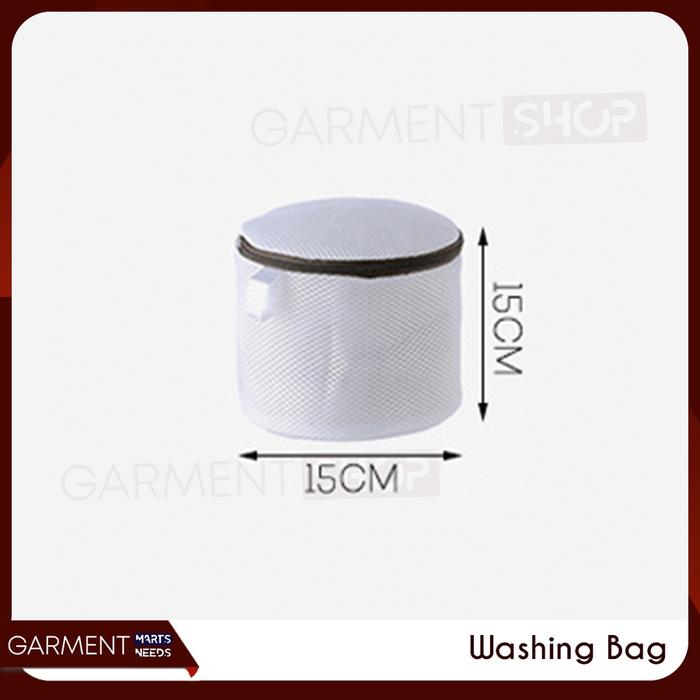 Gambar Laundry Bag Serut Jaring Baju Kotor Kantong Mesin Cuci Bra - 15x15 dari fendorasi undefined Tokopedia