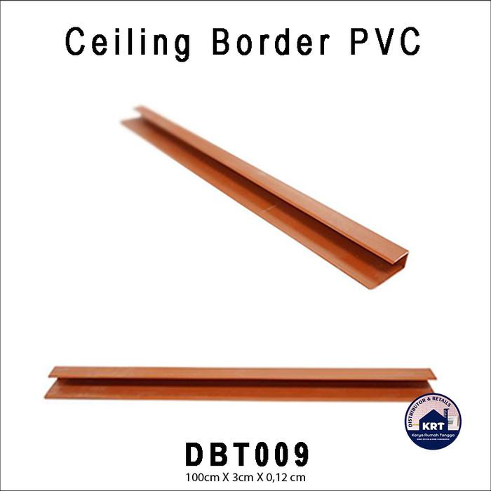 Gambar Ceiling Border PVC Wall Border List Plafon PVC List Profil Plafon PVC - DBT009 dari Karya Rumah Tangga undefined Tokopedia