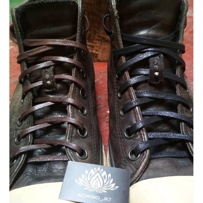 Jual Laces tali sepatu Converse john varvatos motif snake skin