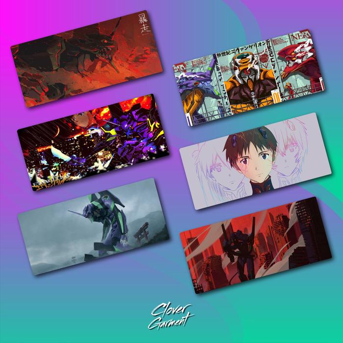Gambar Evangelion Anime Manga Custom Gaming Mousepad Deskmat Game S M L XL - BASIC+LOGO, 450 x 400 x 6mm dari Clover Garment Indonesia undefined Tokopedia
