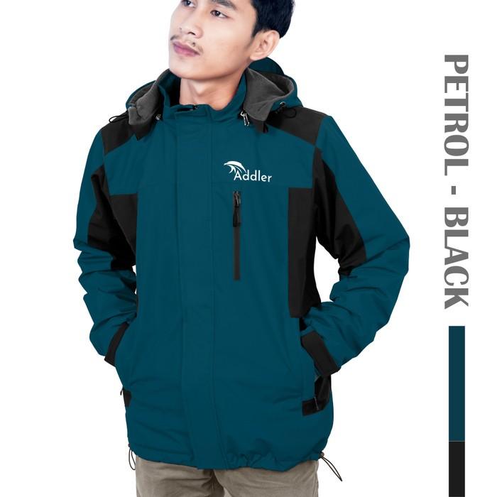 Jual Jaket Waterproof Addler Unisex Bahan Taslan Windproof Size