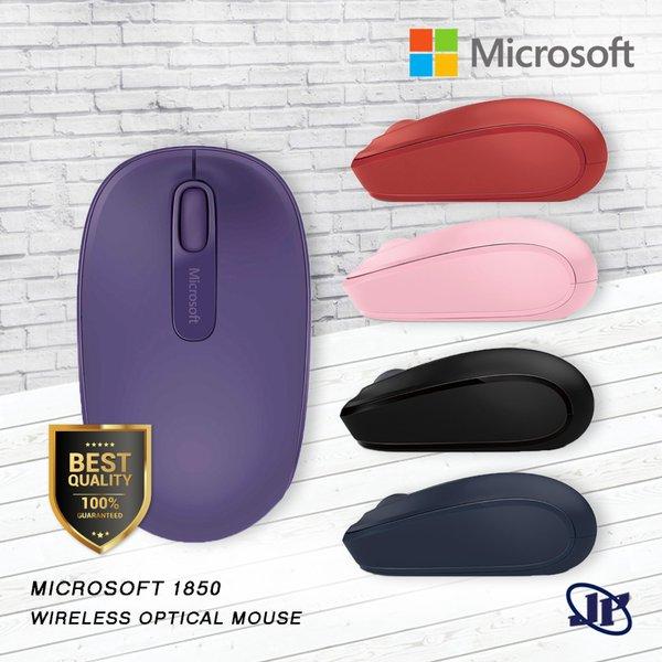 Gambar Mouse Wireless Microsoft 1850 - BLACK dari Mitra Sumber Jaya undefined Tokopedia