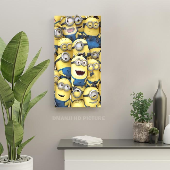 Gambar 1-16 HIASAN DINDING MINION (20x30cm) / WALLDECOR KAMAR / POSTER KAYU - HD - MINION 9 dari HidroAquatic undefined Tokopedia