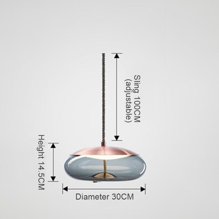 Gambar GT Lampu Gantung Led Modern Minimalis Kreatif Dekorasi Dapur - No.4 & Biru dari Great Tomorrow undefined Tokopedia