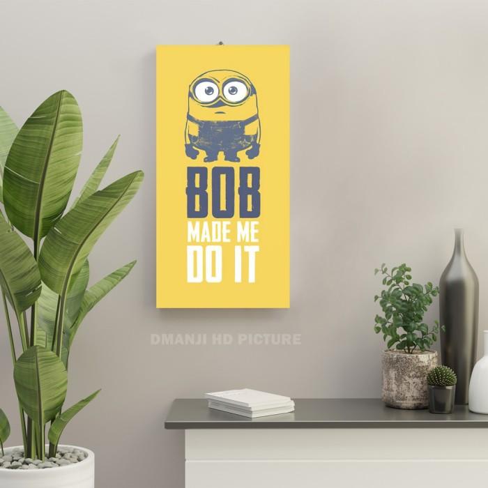 Gambar 1-16 HIASAN DINDING MINION (20x30cm) / WALLDECOR KAMAR / POSTER KAYU - HD - MINION 7 dari HidroAquatic undefined Tokopedia
