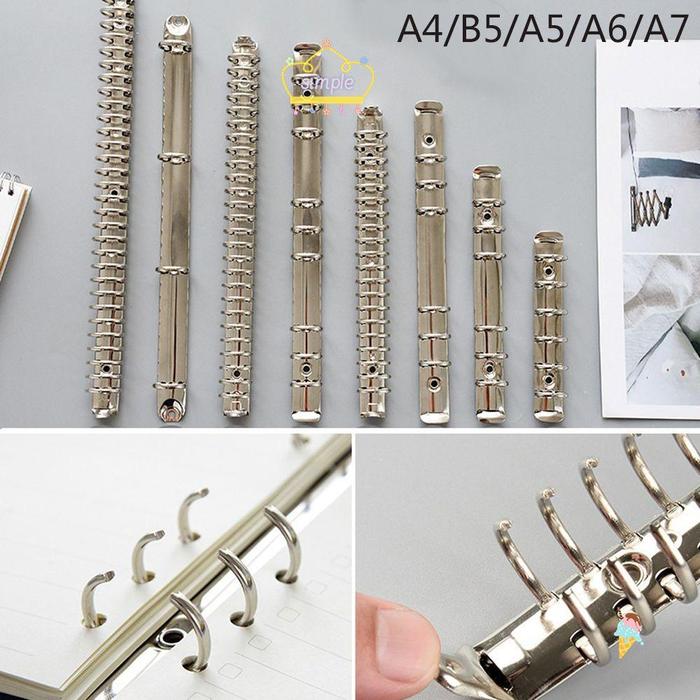 Gambar SIMPLE A4 B5 A5 A6 A7 NEW BINDER CLIP OFFICE SUPPLIES RING LOOSE-LEAF dari WIRASANA SHOP undefined Tokopedia
